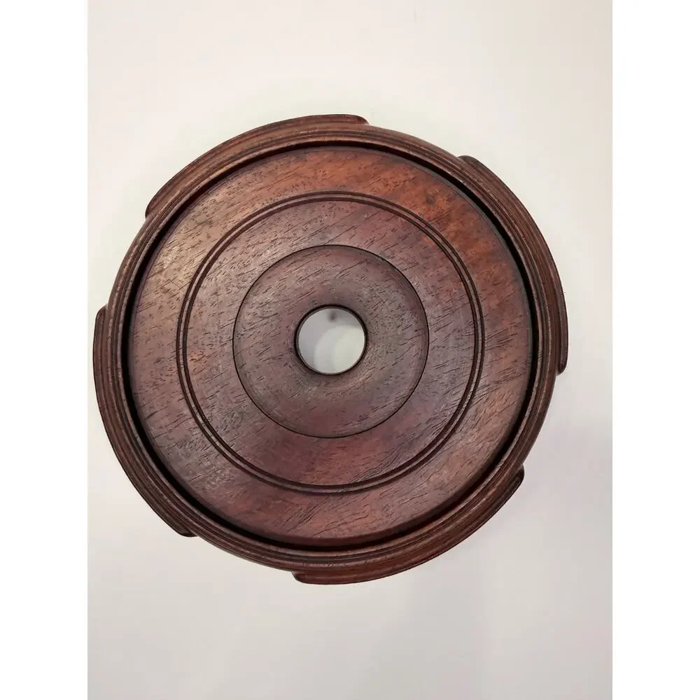 Vintage Chinese Carved Rosewood Vase Planter Display Stand